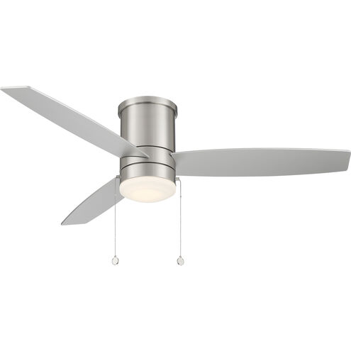 Atlantis 52 inch Brushed Nickel Flush Mount Ceiling Fans, WAC Fans Limited