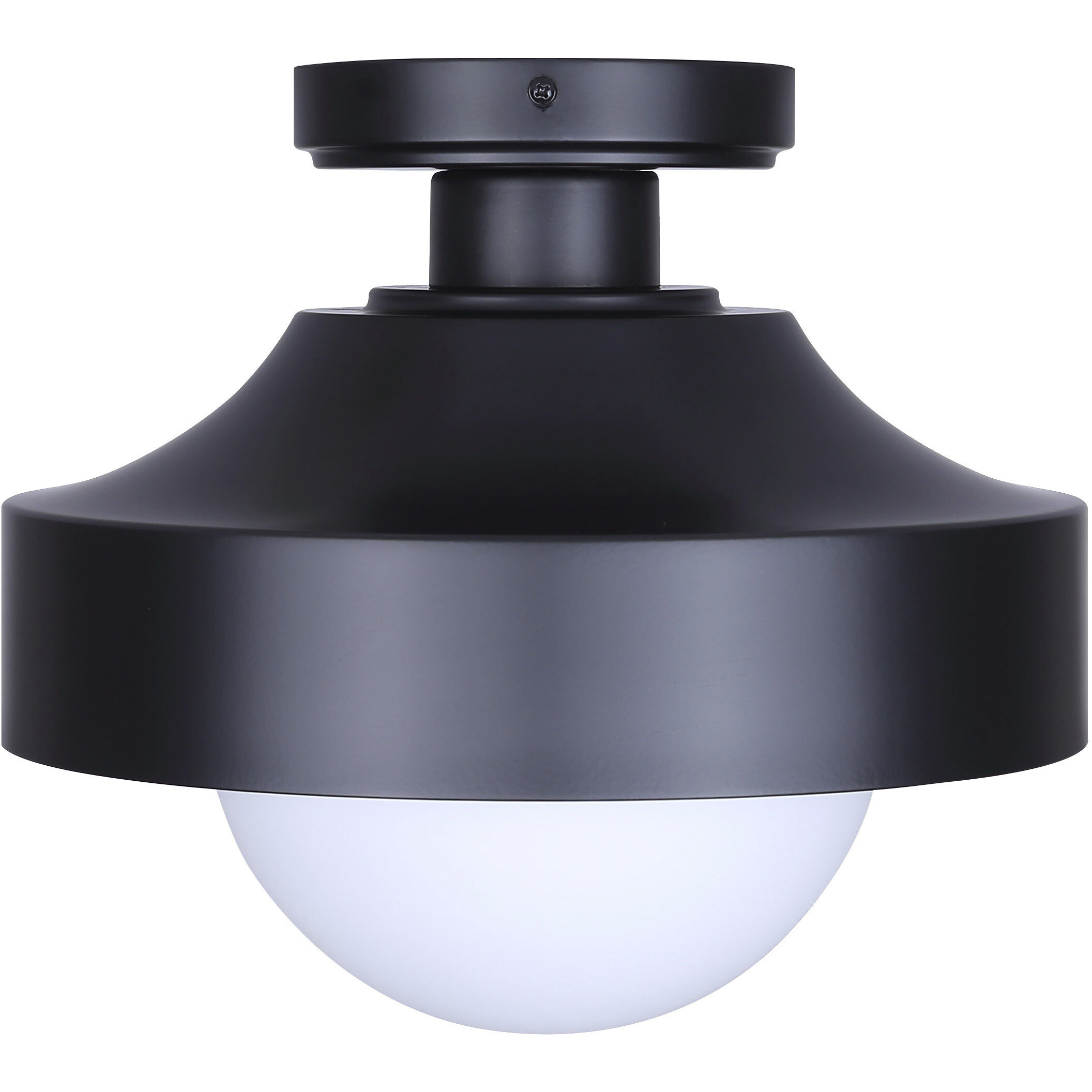 Baylor 1 Light 11 inch Black Outdoor Ceiling Lantern