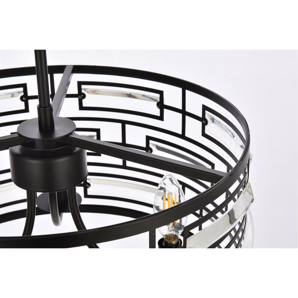 Kennedy 3 Light 17 inch Black Pendant Ceiling Light