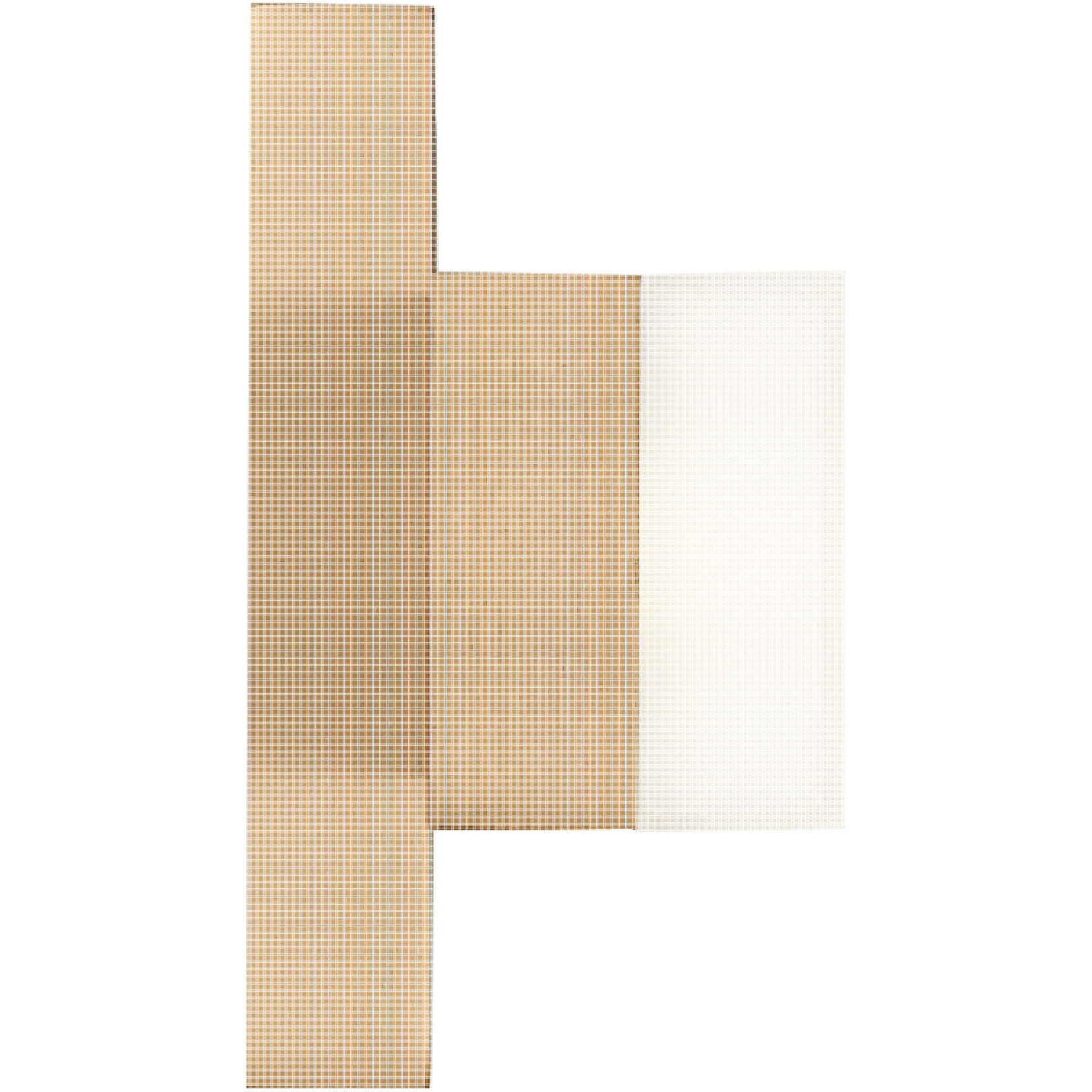 Fentress LED 36 inch Satin Brass Vanity Light Wall Light