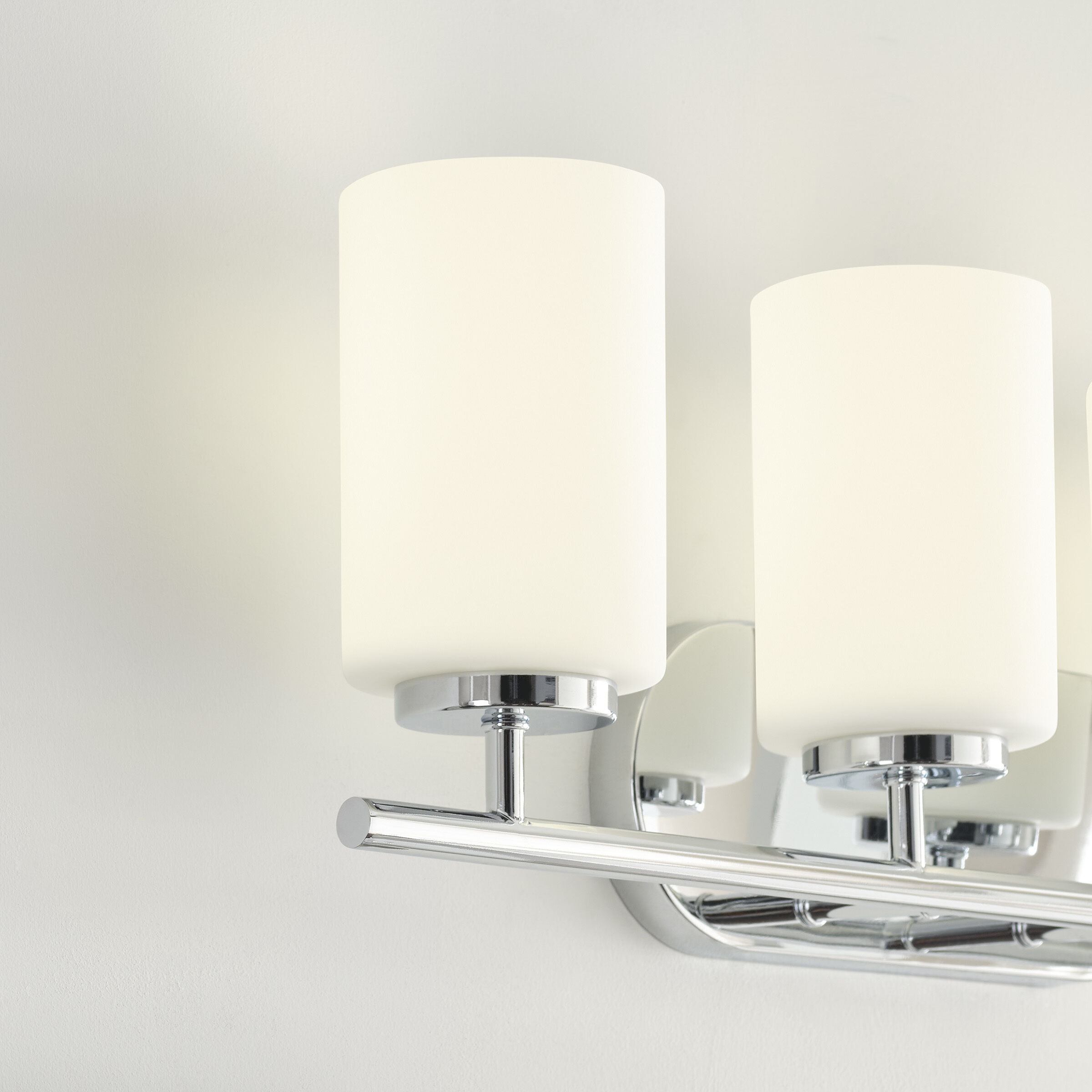 Oslo 4 Light 27.5 inch Chrome Wall Bath Fixture Wall Light