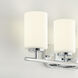 Oslo 4 Light 27.5 inch Chrome Wall Bath Fixture Wall Light