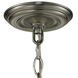 Ashford 3 Light 12 inch Antique Nickel Outdoor Pendant