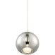 Acid LED 4.5 inch Polished Nickel Pendant Ceiling Light