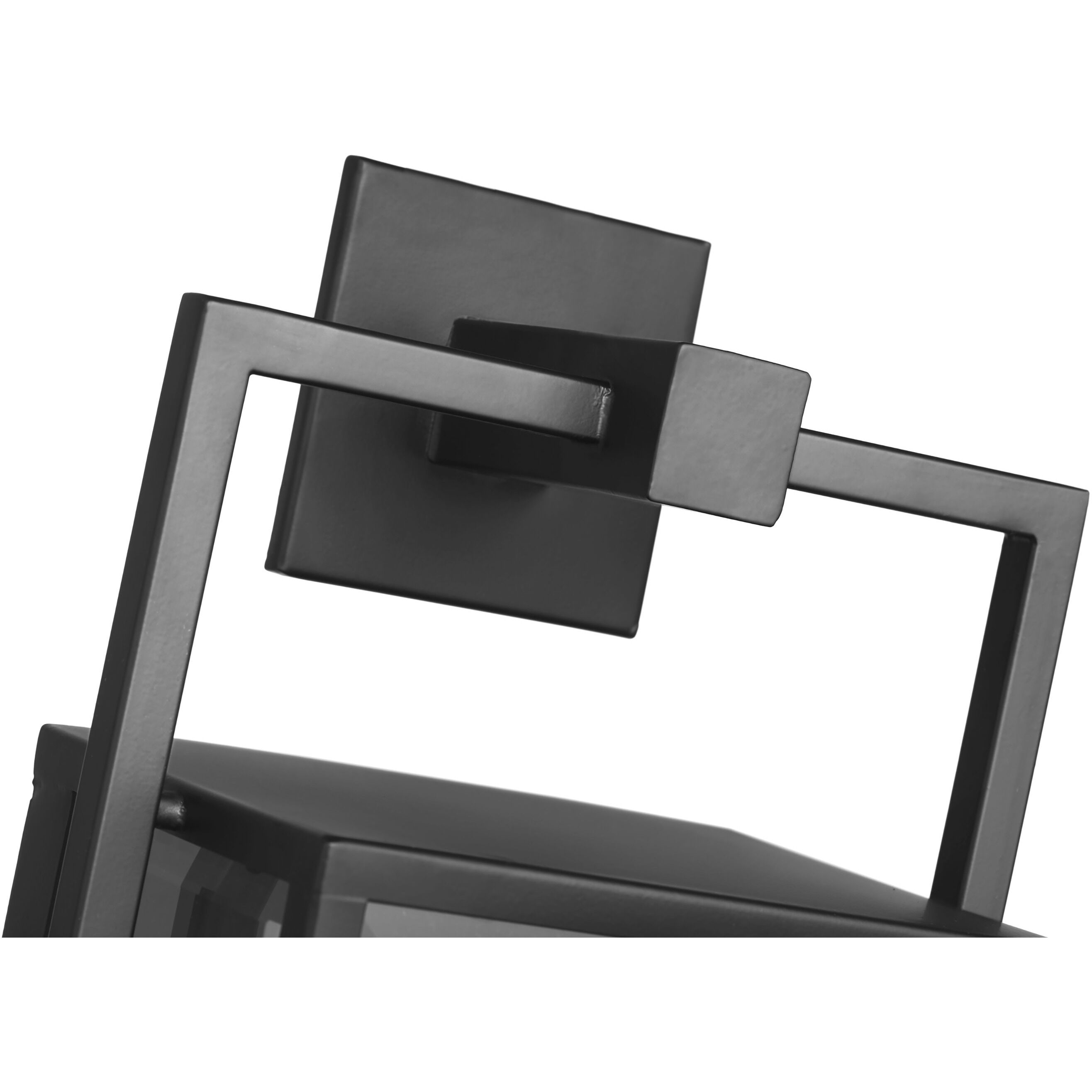 Exhibit 1 Light 14 inch Matte Black Outdoor Wall Sconce