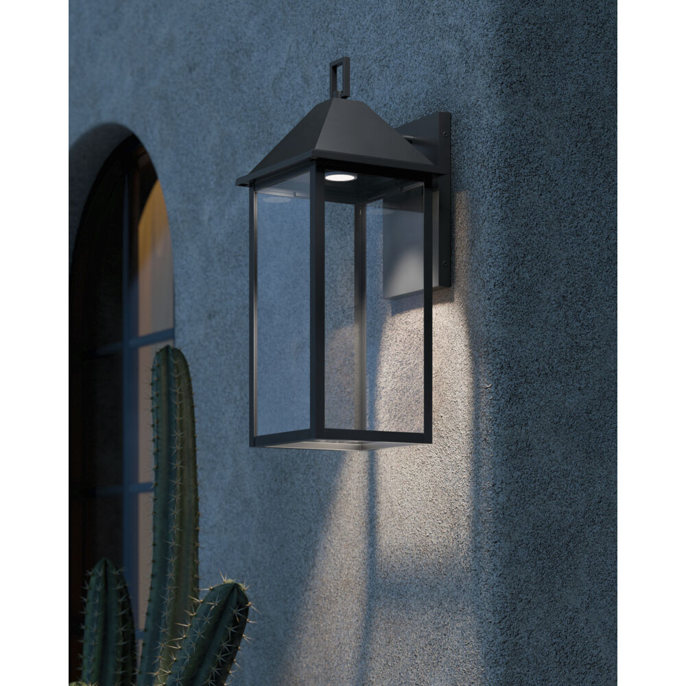 Prin 1 Light 22 inch Black Outdoor Wall Light, Large