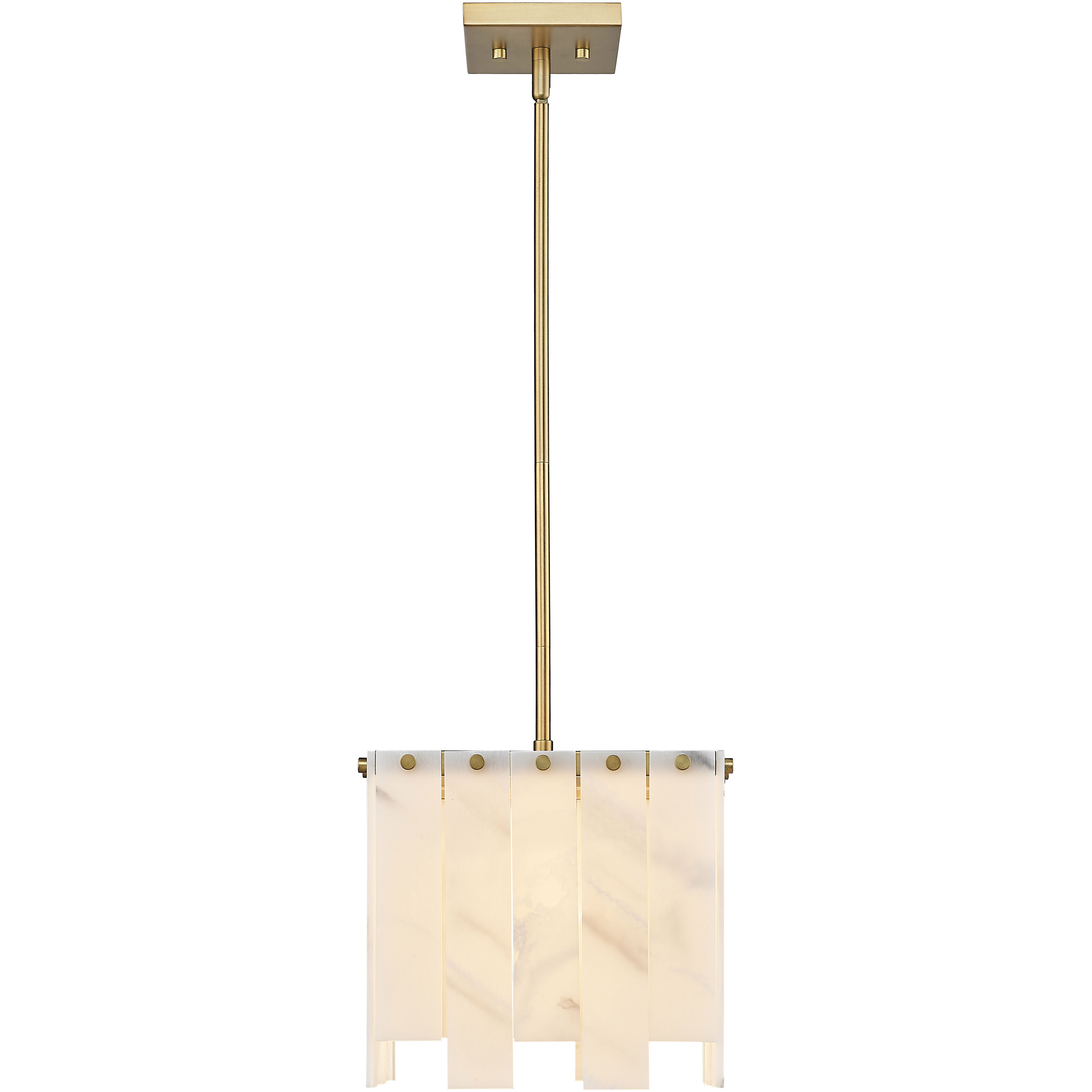 Viviana 1 Light 11.5 inch Rubbed Brass Pendant Ceiling Light