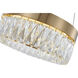 Canada LED 16 inch Gold LED Chandelier Ceiling Light