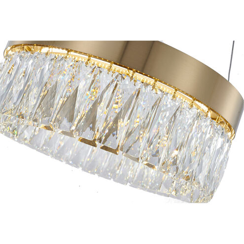 Canada LED 16 inch Gold LED Chandelier Ceiling Light