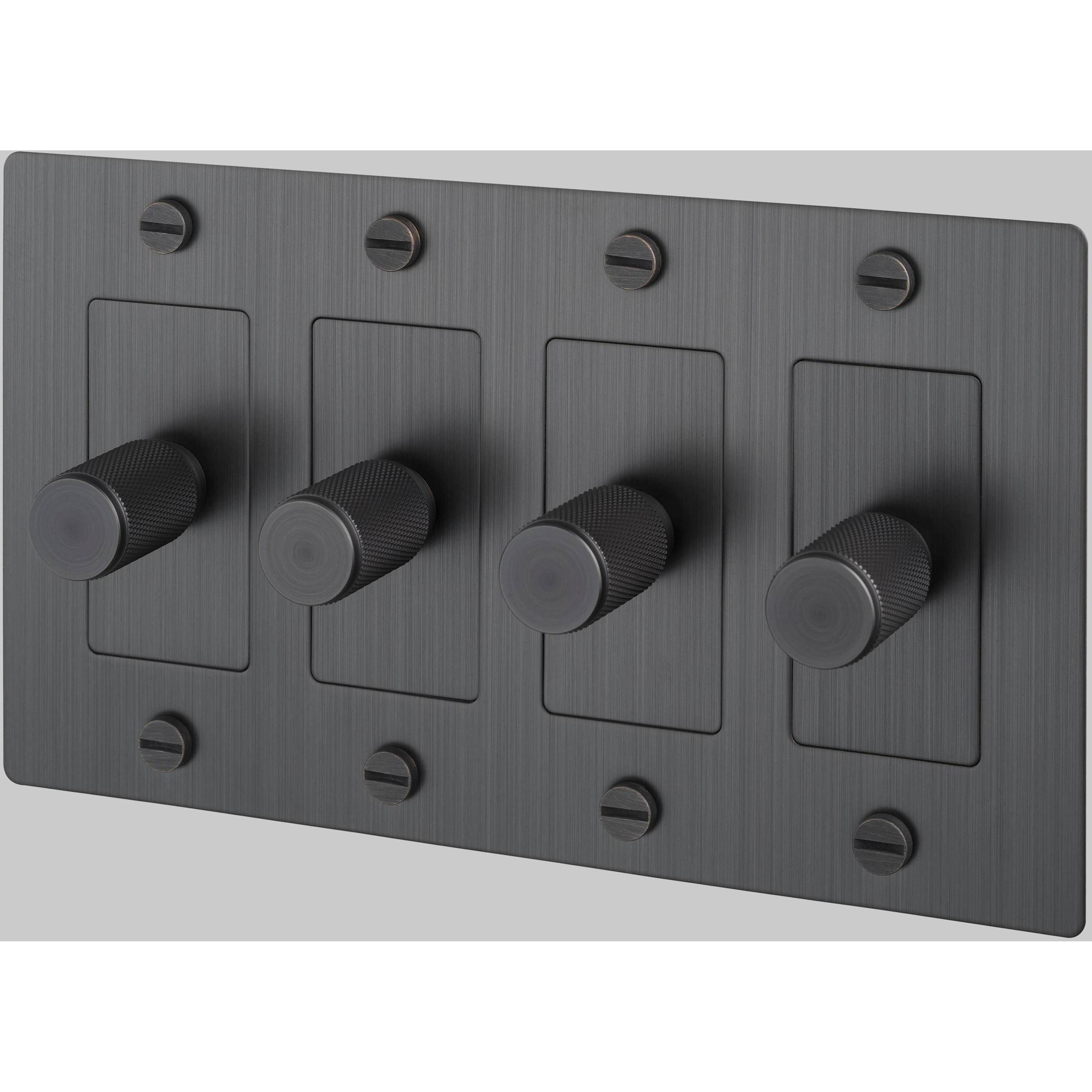 4G 100-120 Smoked Bronze Dimmer Switch, LED