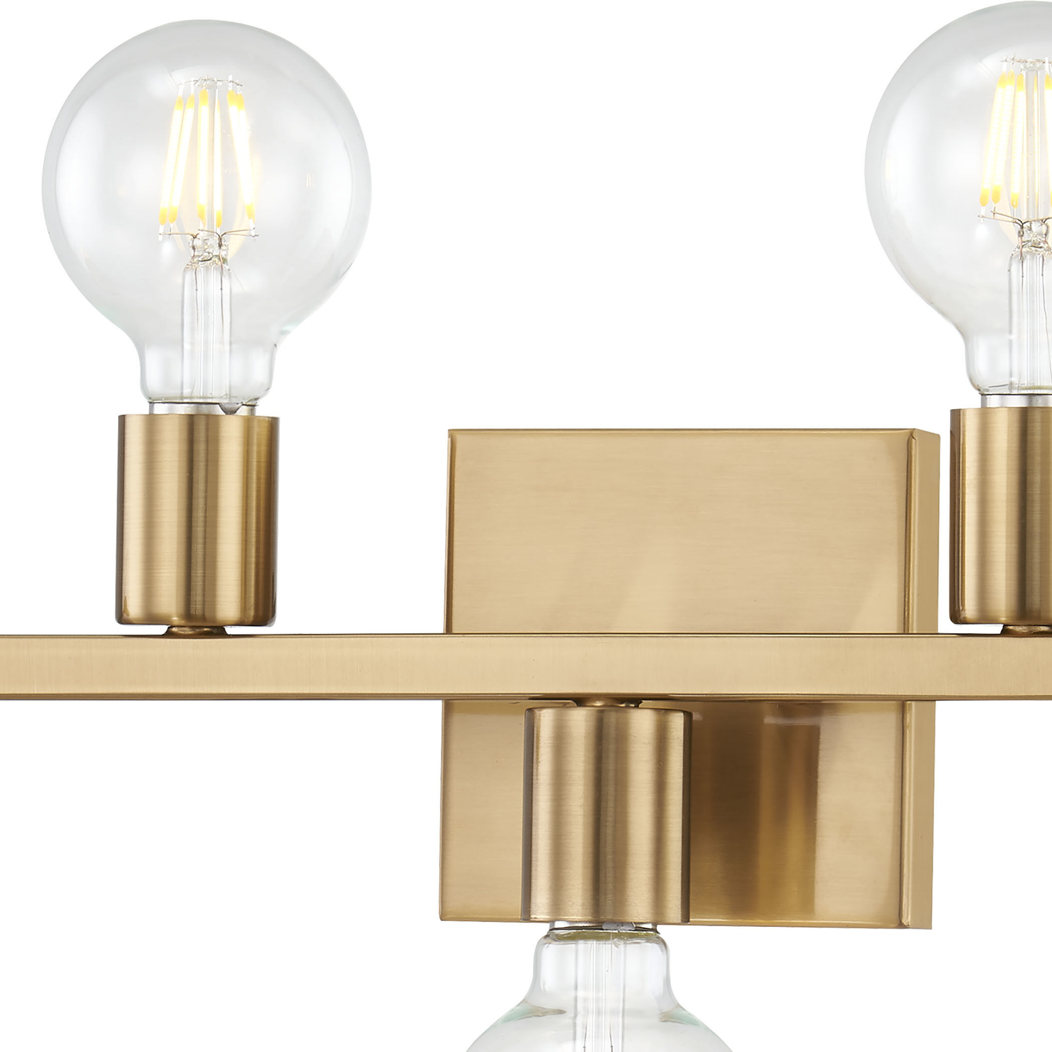 Attune Vanity Light Wall Light in Burnished Brass