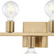 Attune Vanity Light Wall Light in Burnished Brass