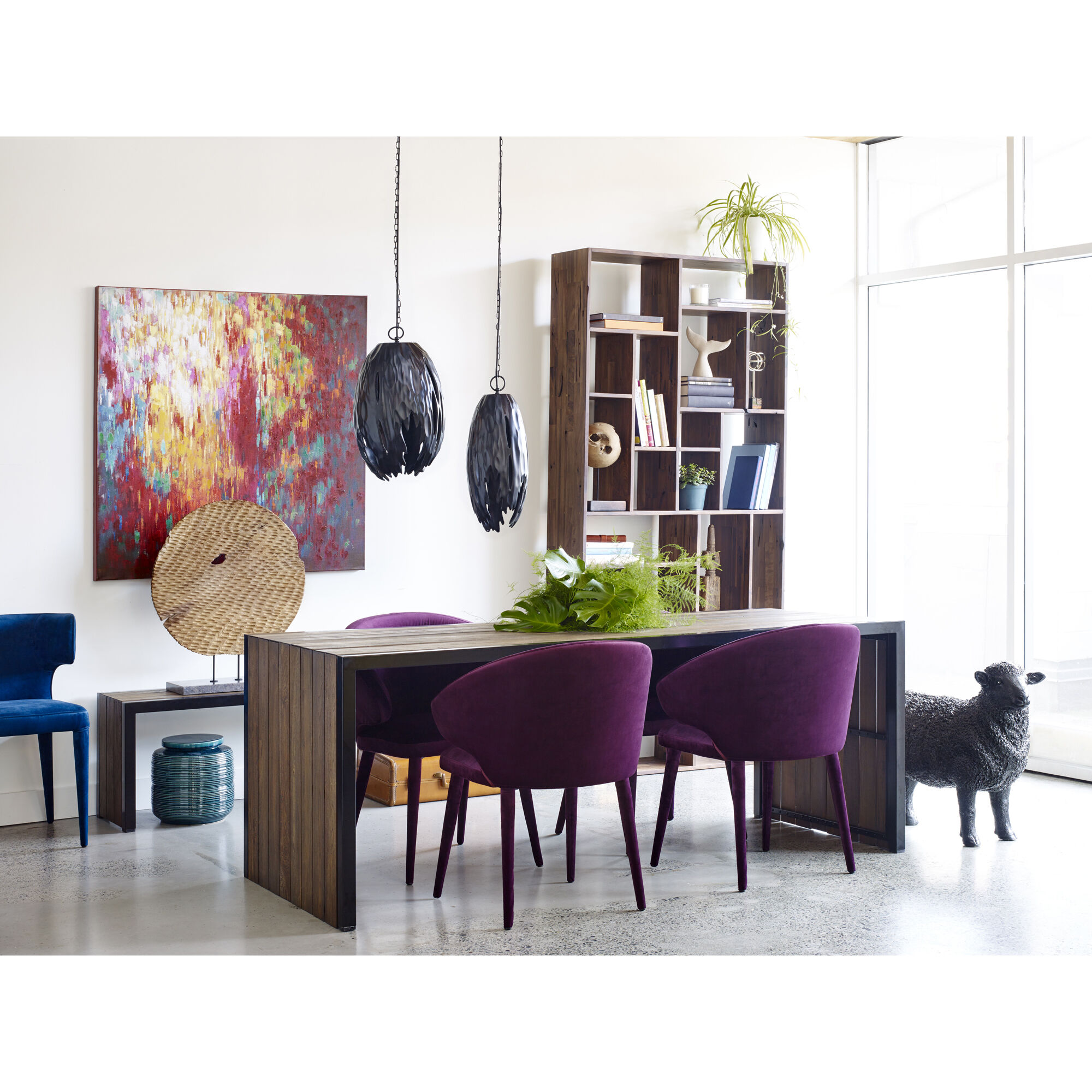 Redemption 86 X 41 X 12 inch Brown Shelf, Large