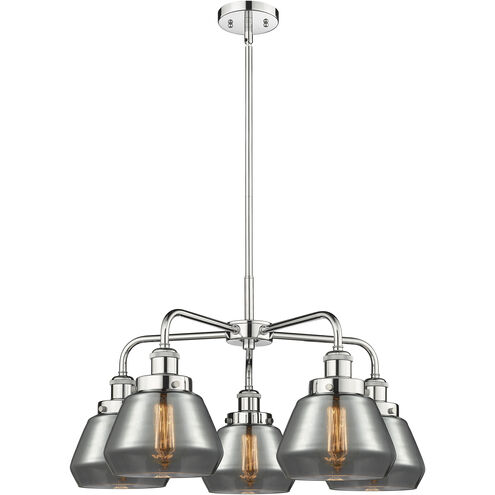 Fulton 5 Light 24.5 inch Polished Chrome Chandelier Ceiling Light