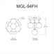 Megallan 4 Light 10.75 inch Polished Chrome Flush Mount Ceiling Light