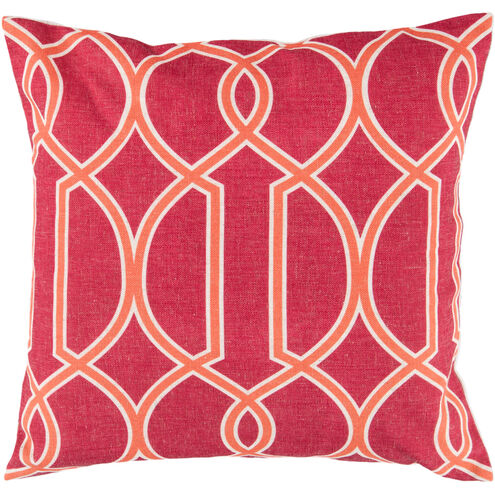 Taylor 18 inch Cream, Bright Orange, Bright Pink Pillow Kit