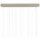 Alsop 15 Light 48 inch Silver Multi-Drop Pendant Ceiling Light