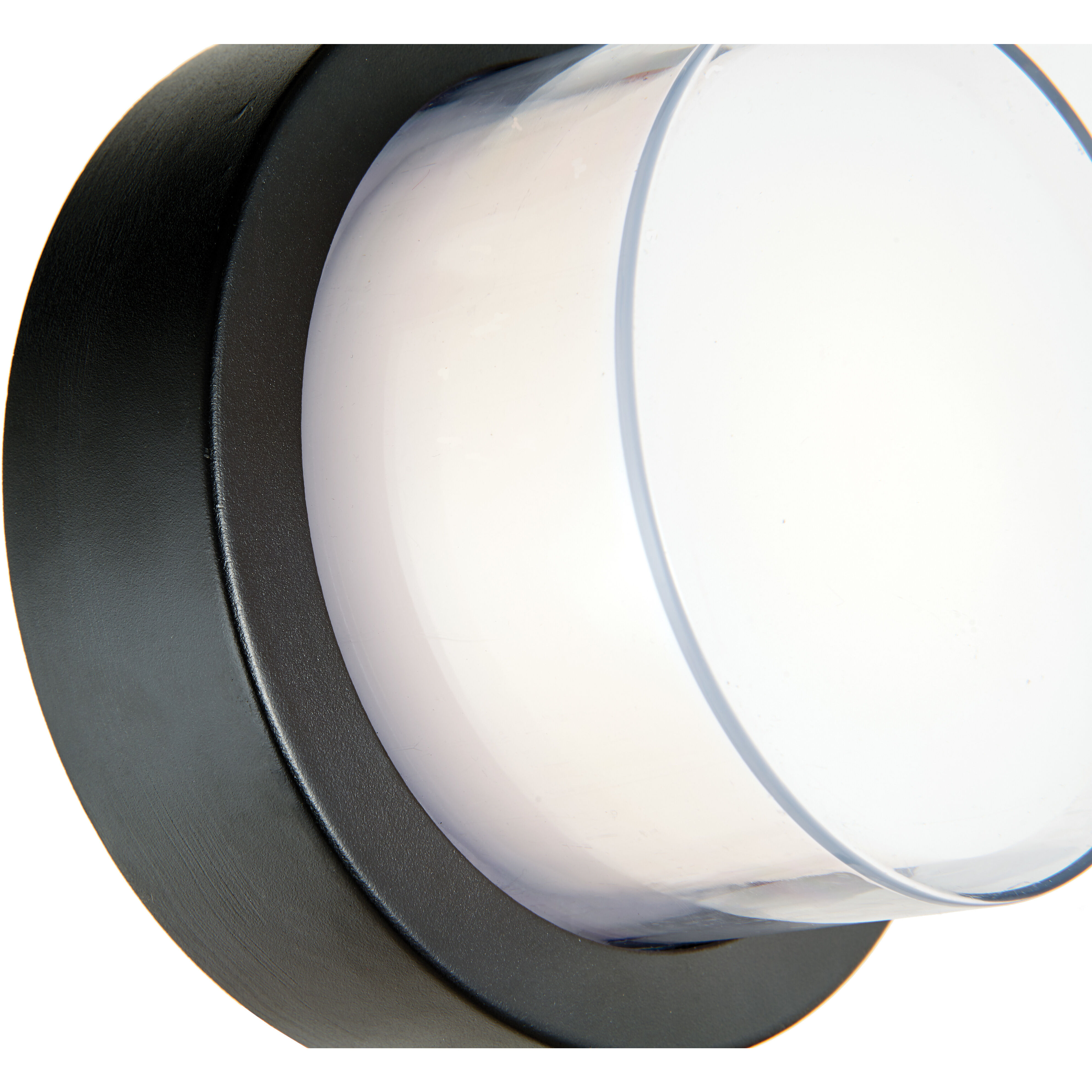 Geo LED 3.9 inch Matte Black Outdoor Wall Light