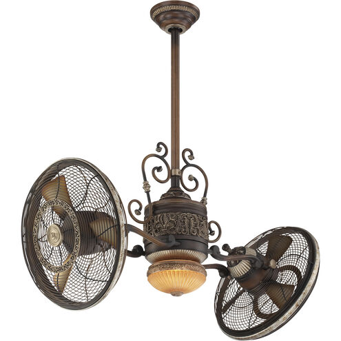 Traditional Gyro 42 inch Belcaro Walnut Ceiling Fan
