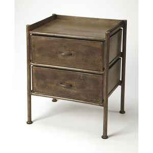 Cameron  28 X 22 inch Industrial Chic Accent Table