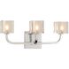 Arcata LED 17 inch Chrome Vanity Light Wall Light