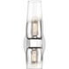 Flame 2 Light 5 inch Chrome Wall Sconce Wall Light