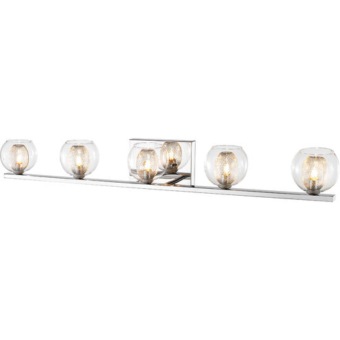 Z-Lite 905-5V-LED Auge LED 41 inch Chrome Bath Vanity Wall Light