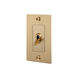 1G Toggle 120-277 Brass Light Switch