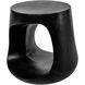 Rothko 18 inch Black Outdoor Stool