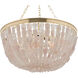 Flotsam 8 Light Brass Pendant Ceiling Light