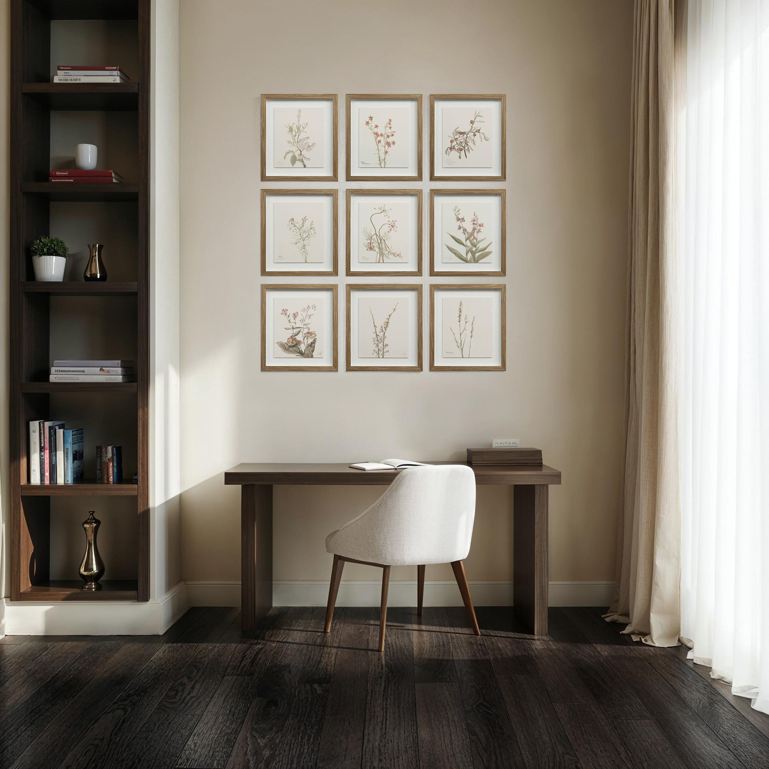 Crema 15 X 13.25 inch Printed Artworks, Set of 9