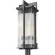 Fortis 3 Light 34 inch Sand Black Outdoor Post Mount Fixture