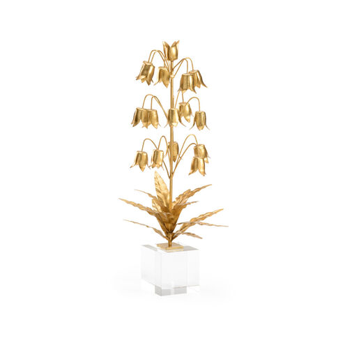 Chelsea House Metallic Gold/Clear Decorative Object
