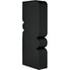 Atomic Matte Black Bookcase