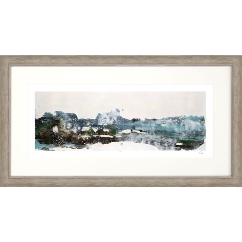 Abstract Collection Raked Silver Framed Art