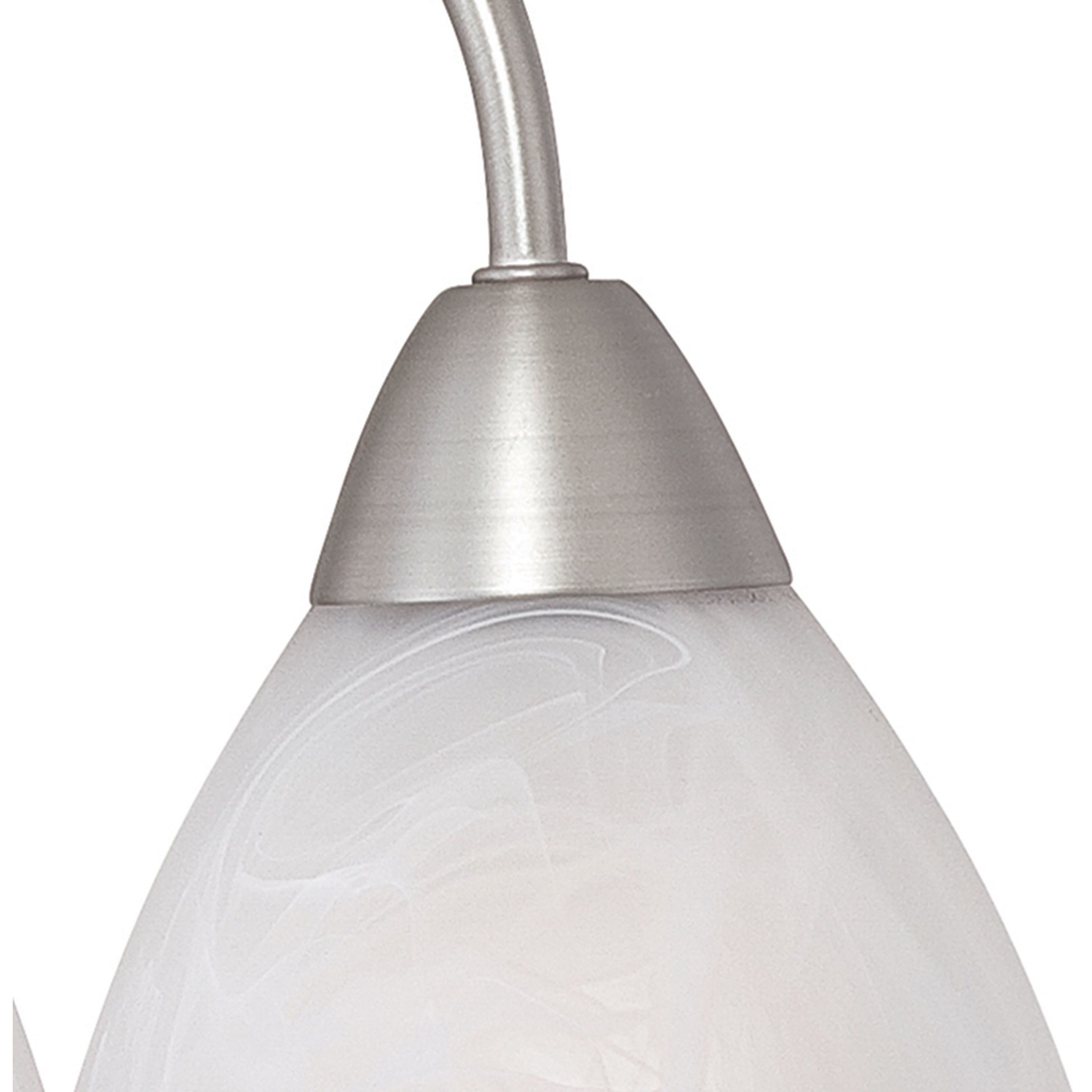 Tia 3 Light 17.75 inch Matte Nickel Chandelier Ceiling Light