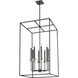 Gaultier 8 Light 24 inch Matte Black and Mondern Gold Chandelier Ceiling Light in Matte Black and Modern Gold