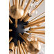 Sparta 18 Light 48 inch Aged Brass Chandelier Ceiling Light