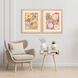 Florals Collection Green Framed Art