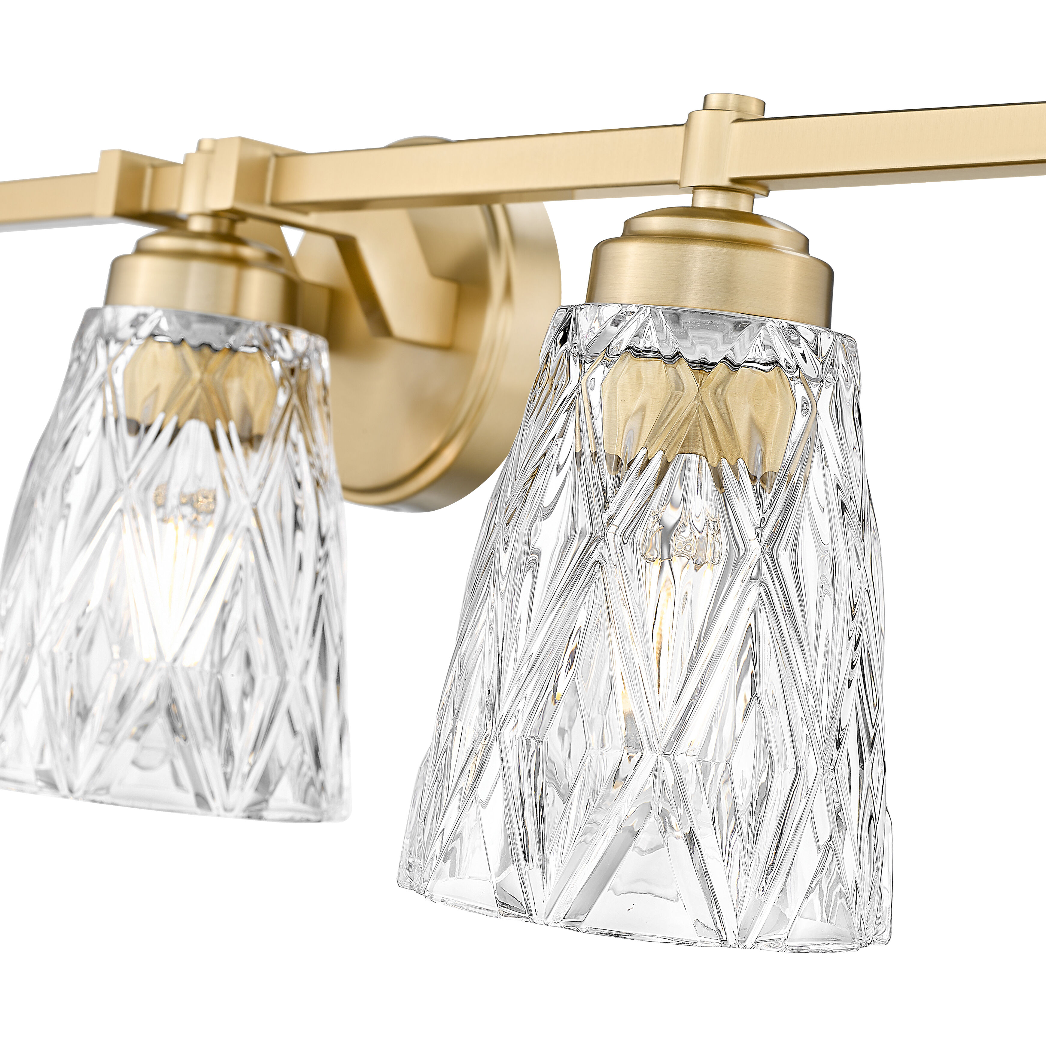 Andree Vanity Wall Light in Modern Gold