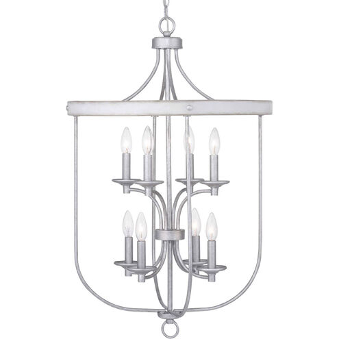 Camps Bay 8 Light 21 inch Galvanized Foyer Pendant Ceiling Light