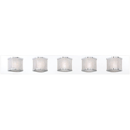 Belgroue LED 35 inch Chrome Vanity Light Wall Light