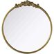 Naomi 45 X 42 inch Antique Brass Mirror
