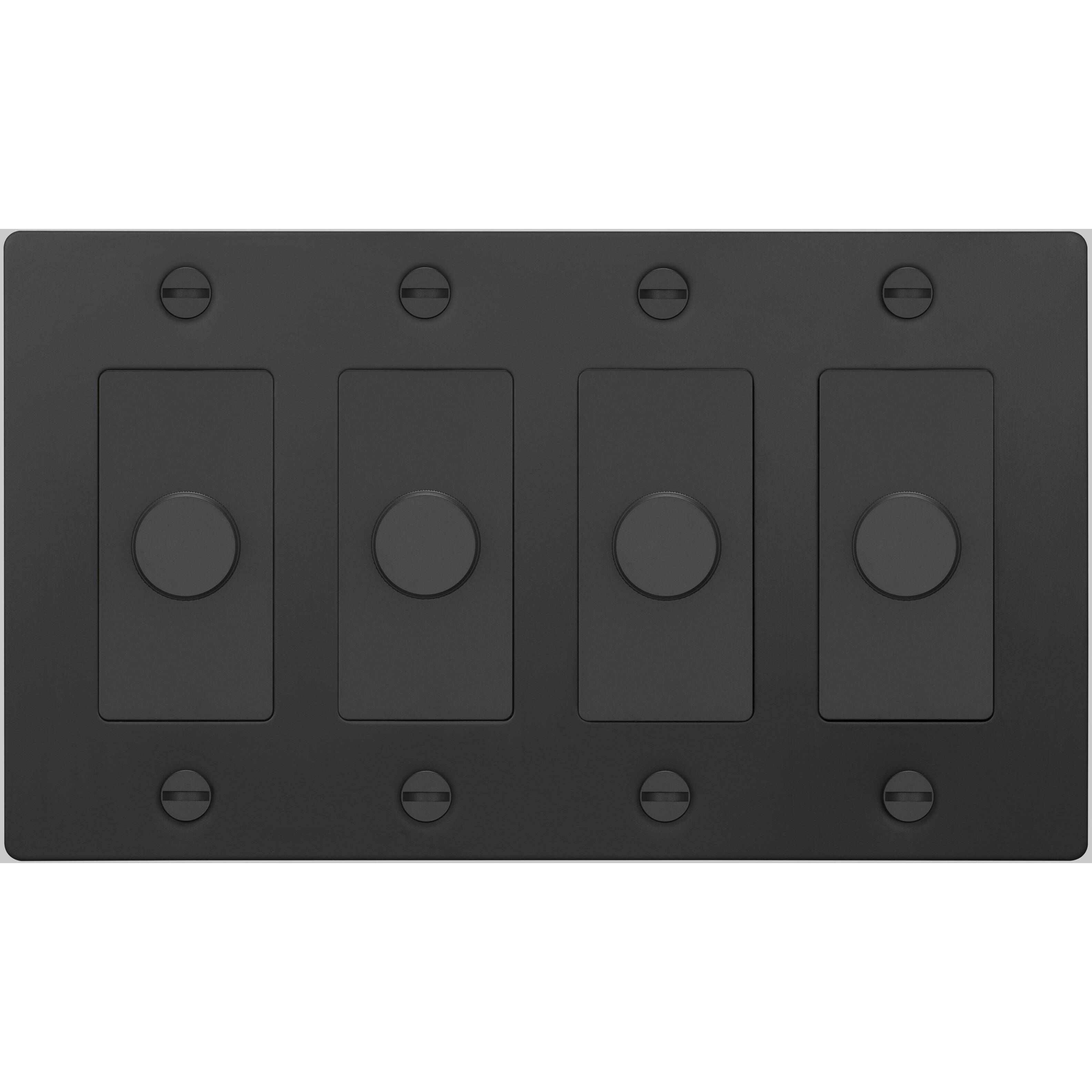 4G 100-120 Black Dimmer Switch, LED