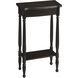 Masterpiece Whitney  18 X 9 inch Rubbed Black Console/Sofa Table