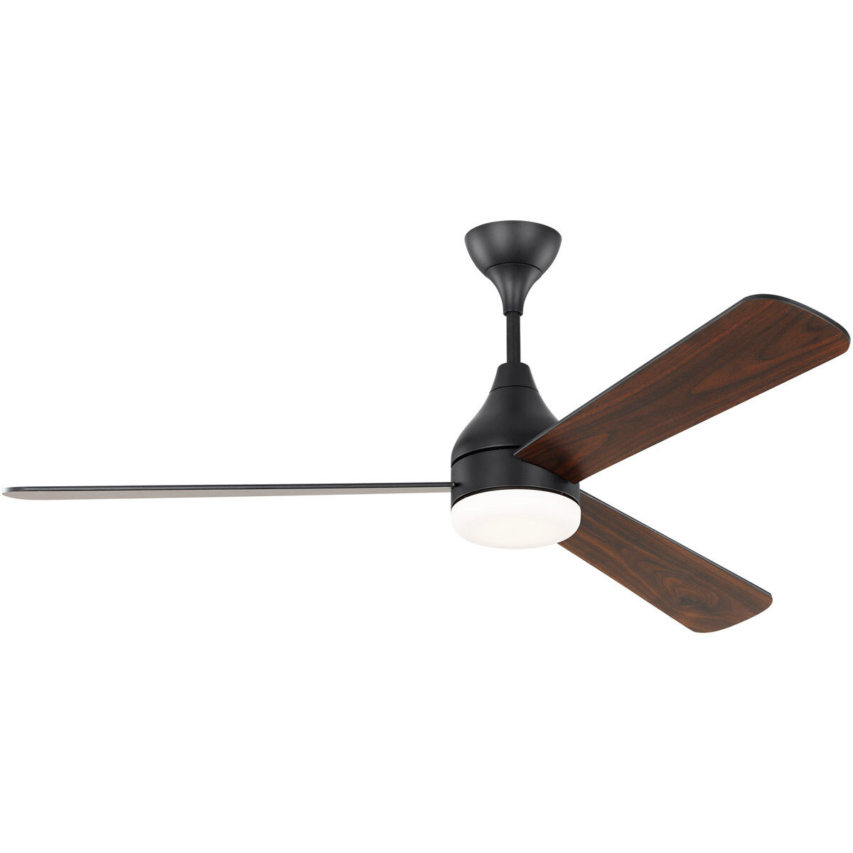 Streaming 60 inch Midnight Black Indoor/Outdoor Smart Ceiling Fan