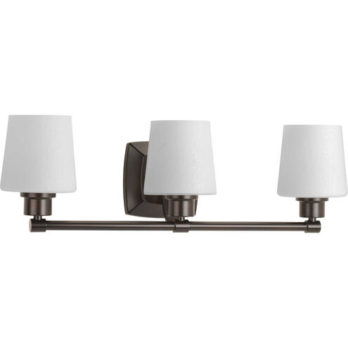 Glance 3 Light 24 inch Antique Bronze Bath Vanity Wall Light, Design Series