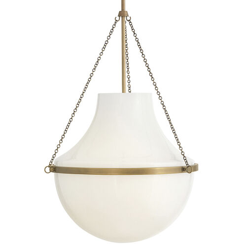 Collins 1 Light 20 inch Heritage Brass Chandelier Ceiling Light