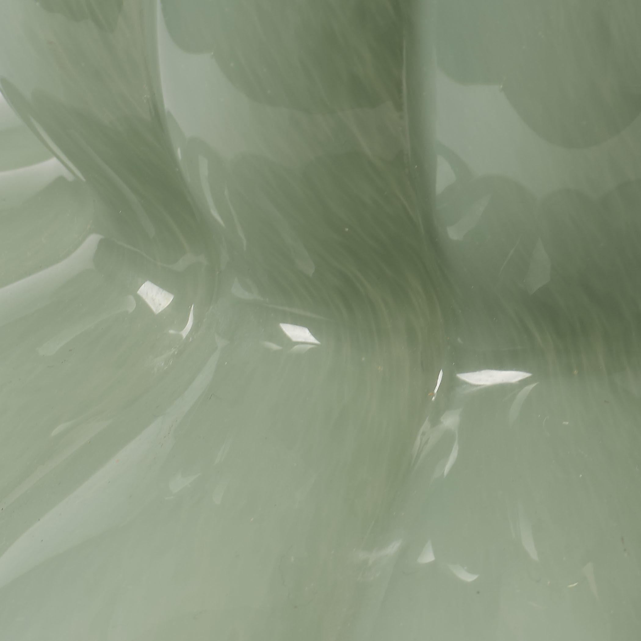 Agnes 23 inch 150.00 watt Blown Glass Celadon Table Lamp Portable Light