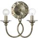 Willow 2 Light 10.5 inch Antique Silver Sconce Wall Light